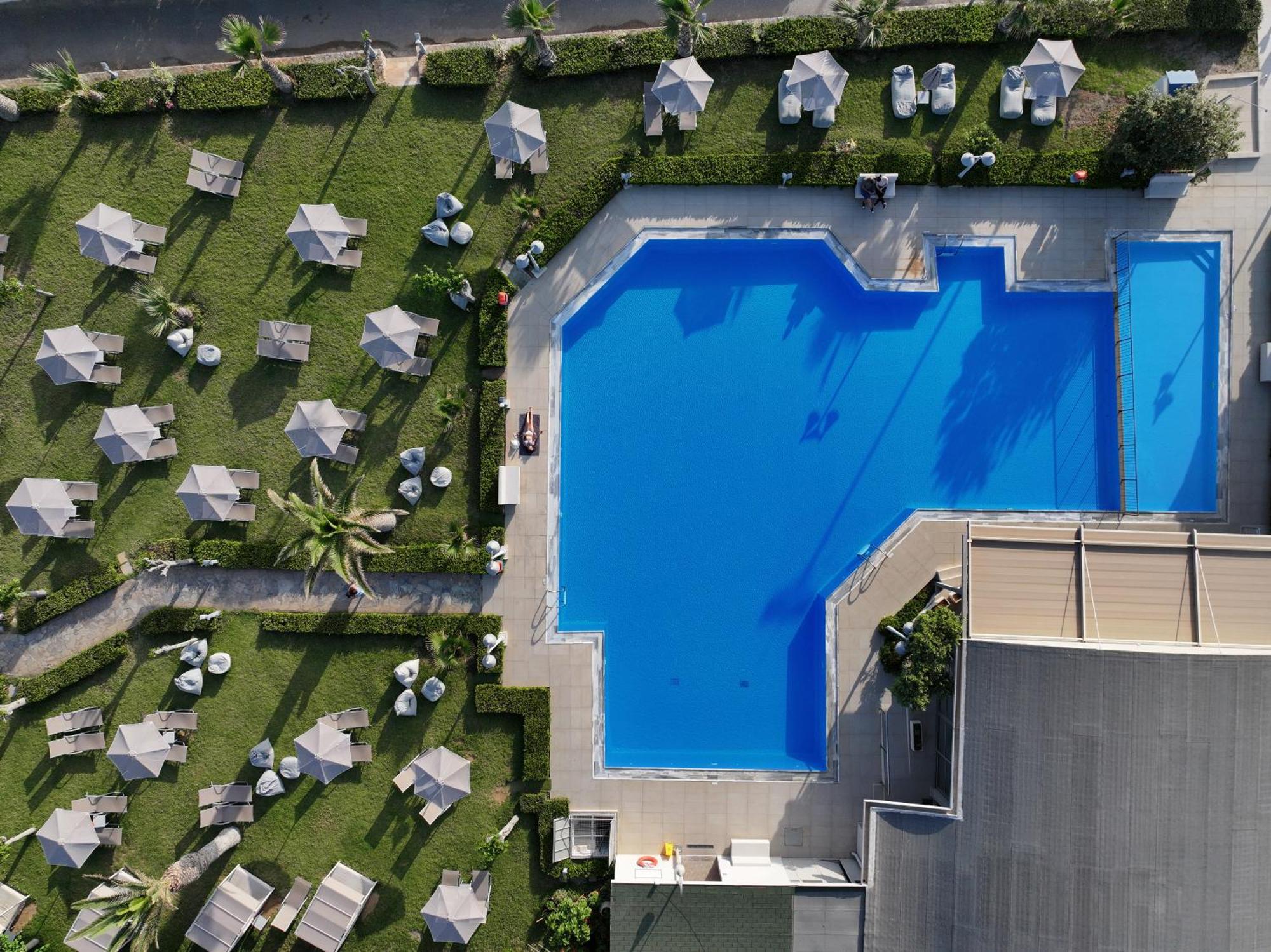 Marinos Beach Hotel Platanes  Bagian luar foto