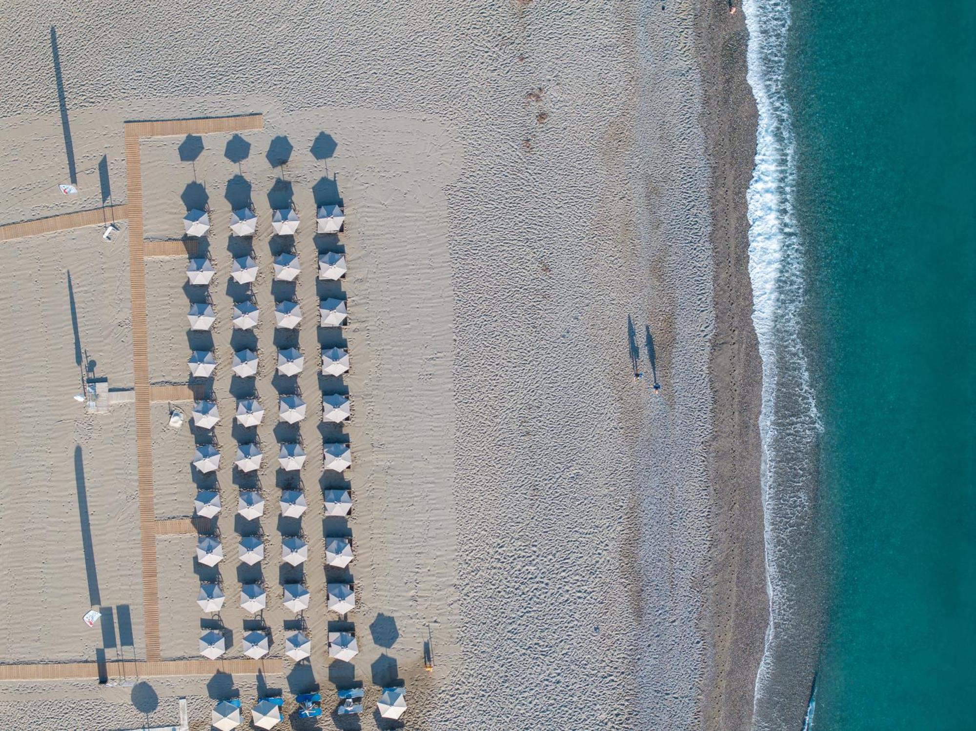 Marinos Beach Hotel Platanes  Bagian luar foto